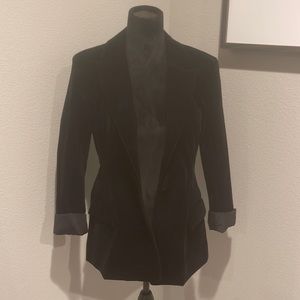 Black Velvet Steve Madden Blazer